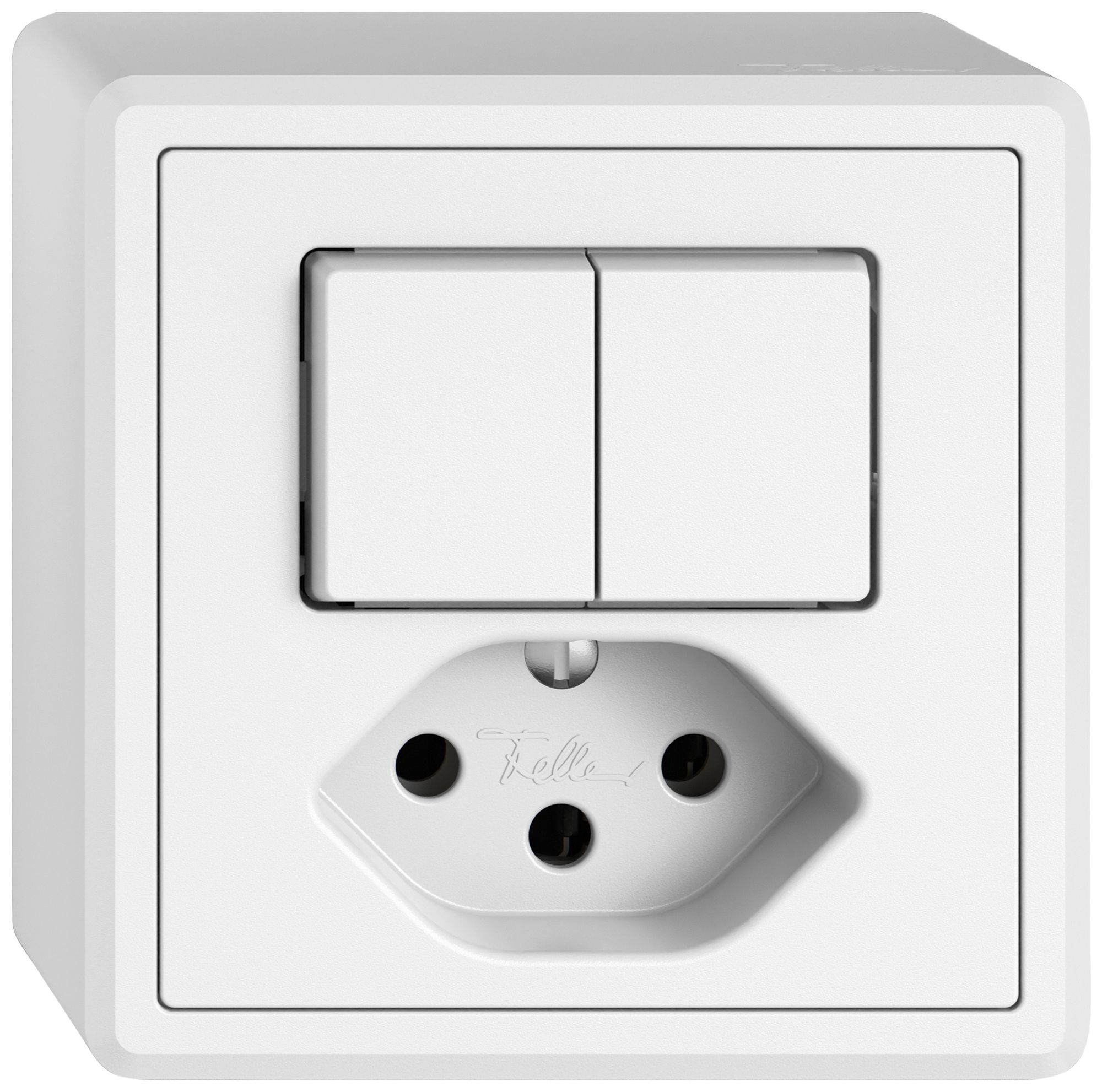 Combinazione AP EDIZIO.liv SNAPFIX® 2×AR+T13 bi