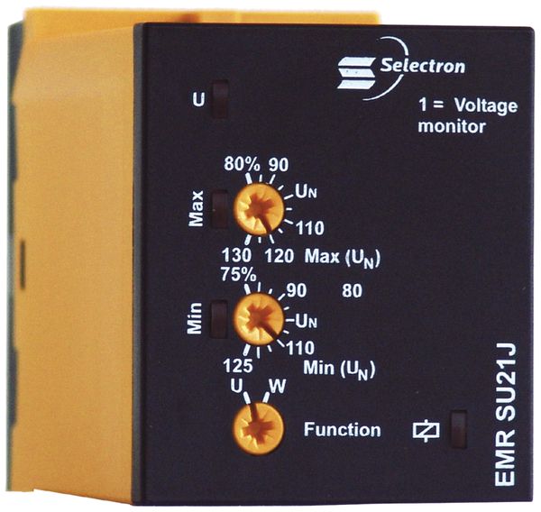 Relais surv.tension EMR SU21J 2C, 1 phase, 24VDC