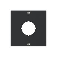 Frontplatte kallysto zu NOT-AUS schwarz