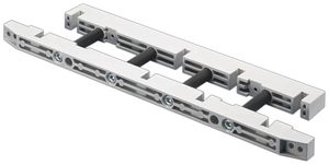 Schienenhalterung Rittal SV 9674.410 4P Achse 60mm für E-Cu 10×100mm