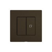 Commande pour interrupteur EDIZIO.liv Wiser SNAPFIX® 1C scène WLAN 2T br