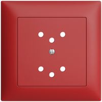 Frontset EDIZIOdue berry 88×88mm 2×T12