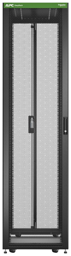 Netzwerkschrank Easy Rack 600mm/48HE/1000mm mit Boden schwarz