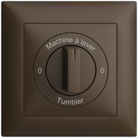 Kit front. Machine à laver-0-Tumbler EDIZIOdue 88×88mm coffee