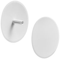 Rosone da soffitto HSB Weibel Ø98×5mm materiale sintetico bianco TFI a 850°C