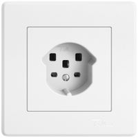 UP-Steckdose EDIZIO.liv SNAPFIX® 1×T25 ws