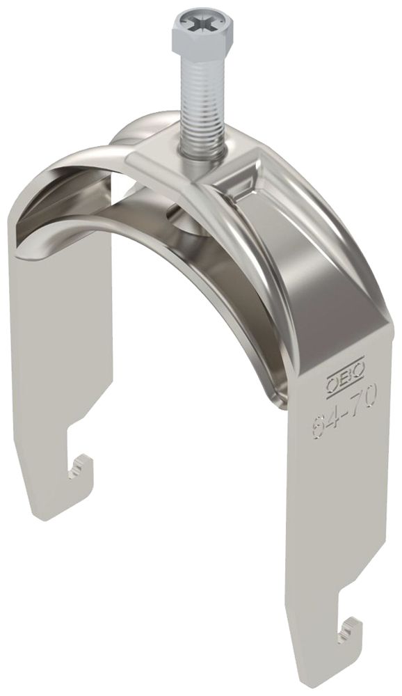 Fixation rapide BET 2056 pied à U métal 64…70mm 1×câble A4 1.4571