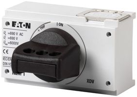 Manette rotative ETN NZM2-XDV verrouillable gris/noir