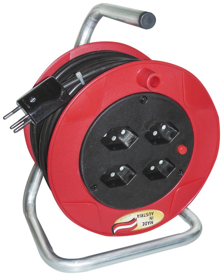 Enrouleur de câble BAT ST 180 Ø180mm 4×T13 20m H05VV-F 3×1mm² no