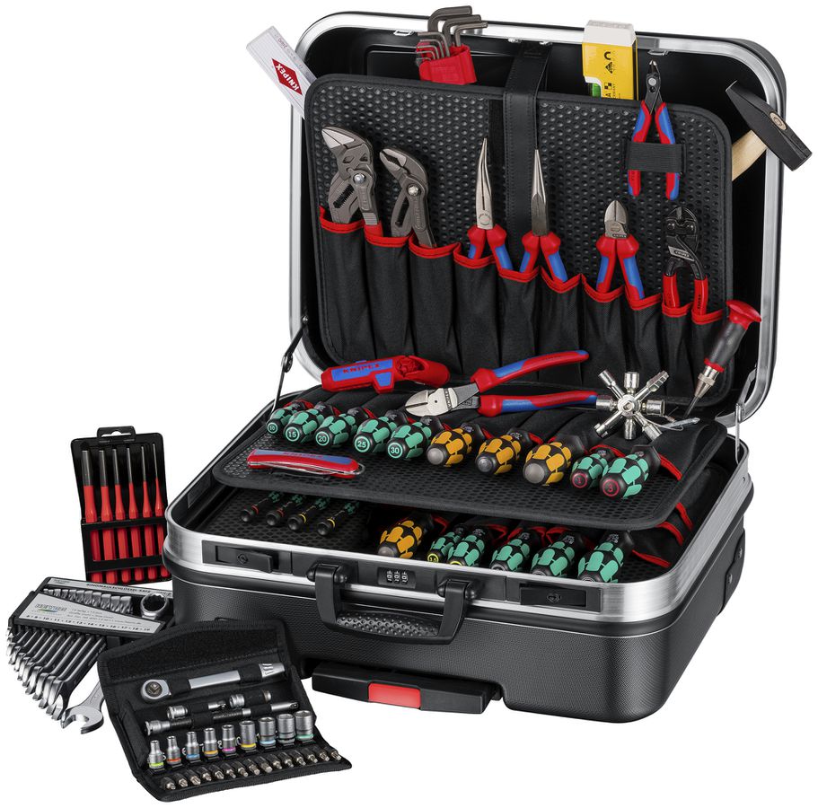 Werkzeugkoffer KNIPEX "BIG Basic Move" Mechanik 90-teilig