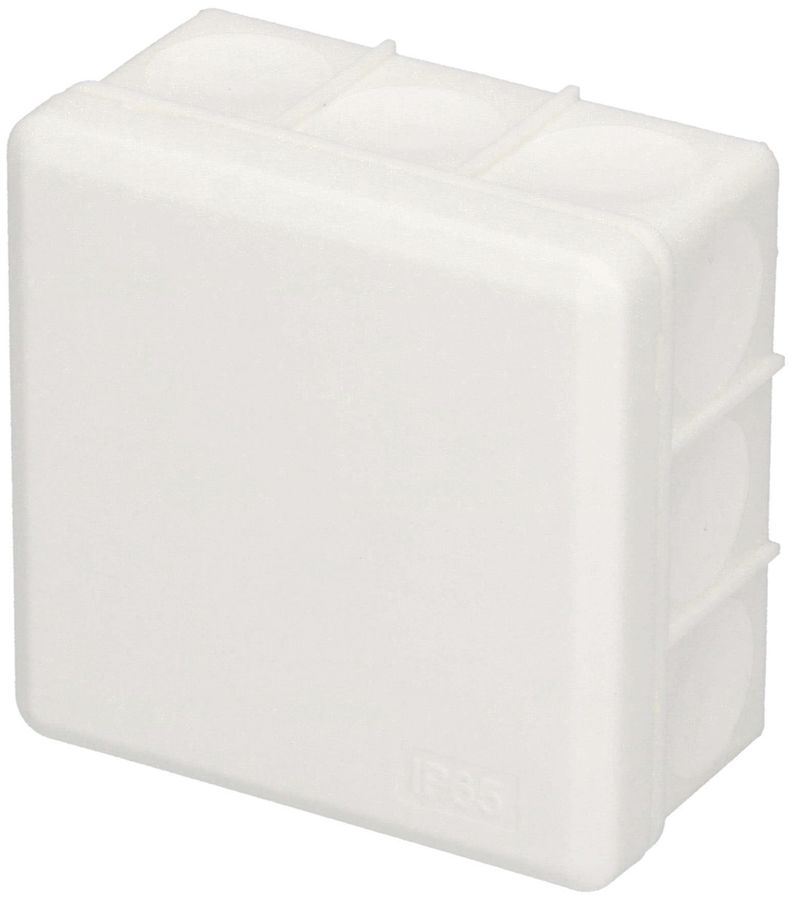 AP-Abzweigdose MAX HAURI 400V 75×75×38mm IP65 weiss