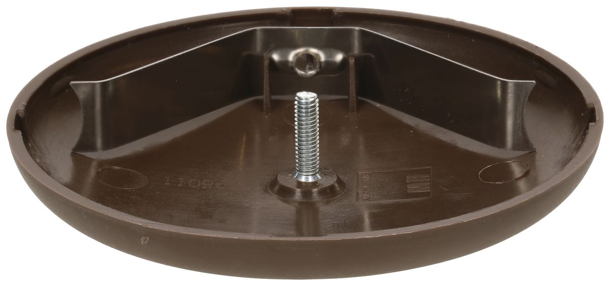 Deckenrosette MH Federbügel Ø95×13mm braun