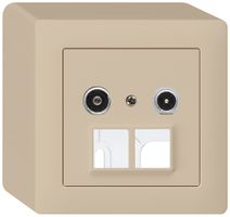 Prise multimédia AP kallysto R/TV 14dB 2GHz beige