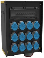 Distributore di corrente EVGMB 5550-23/63A 1×32A 12×T23 IP44