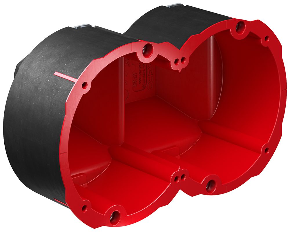 Scatola per parete cava AGRO 2×1 Quickbox Maxi Ø83mm EI30-EI90
