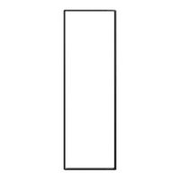 Cadre complémentaire EDIZIOdue prestige 4×1 noir