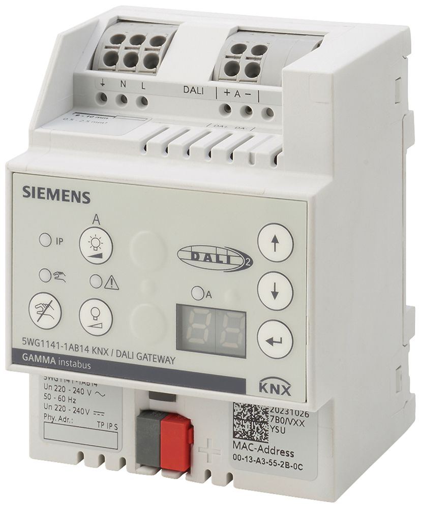 Gateway KNX/DALI AMD Siemens N141/14 1-can 64UM/can 220…240V 4UM