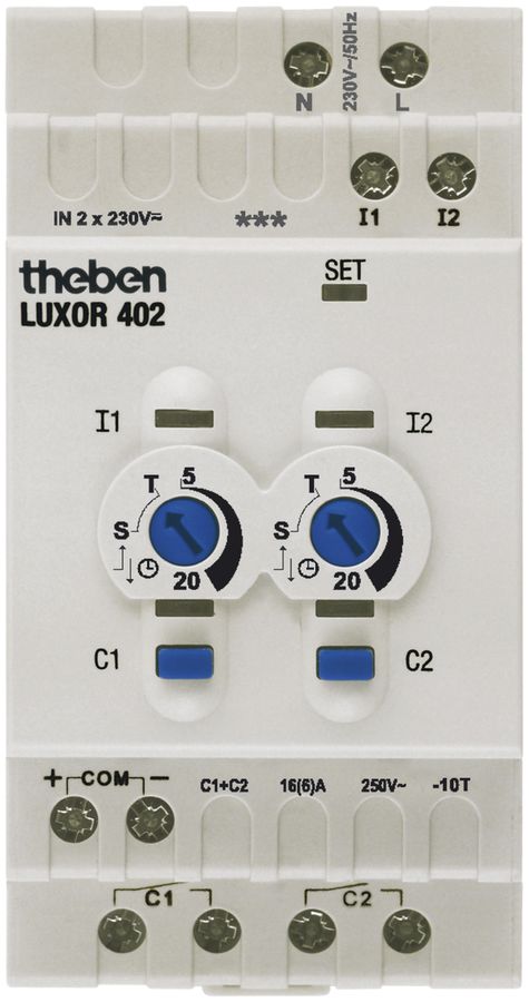 Erweiterungsmodul Theben LUXOR 402 2-Kanal