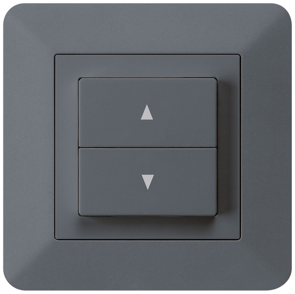 Interruttore per tapparelle INC kallysto.trend con 2 tasti di comando antracite