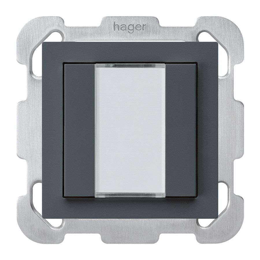 Tasto INC kallysto B KNX 2× s/e-link antracite