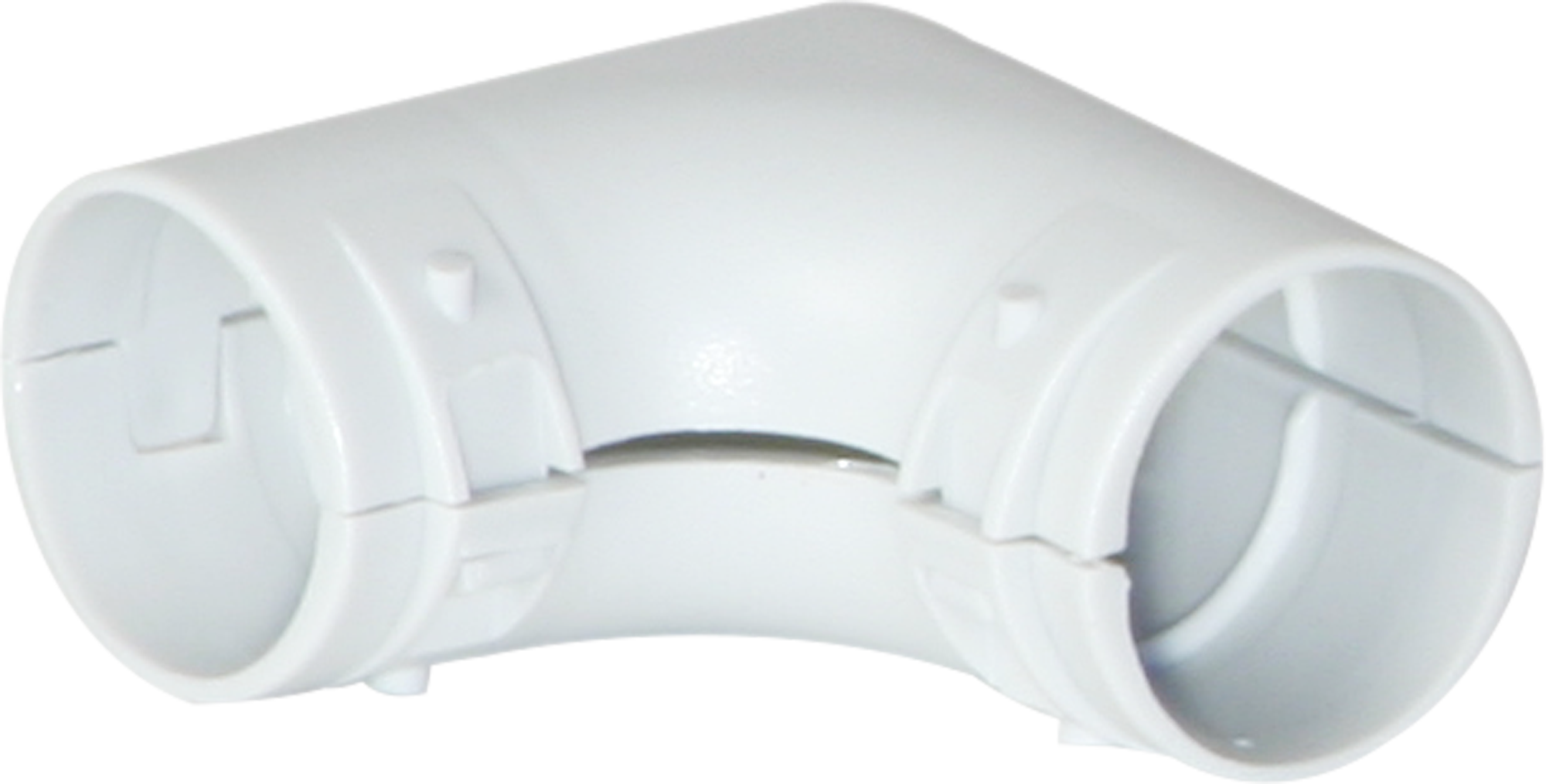 Winkel PVC HSB zu KIR M16 hellgrau 2-teilig halogenfrei