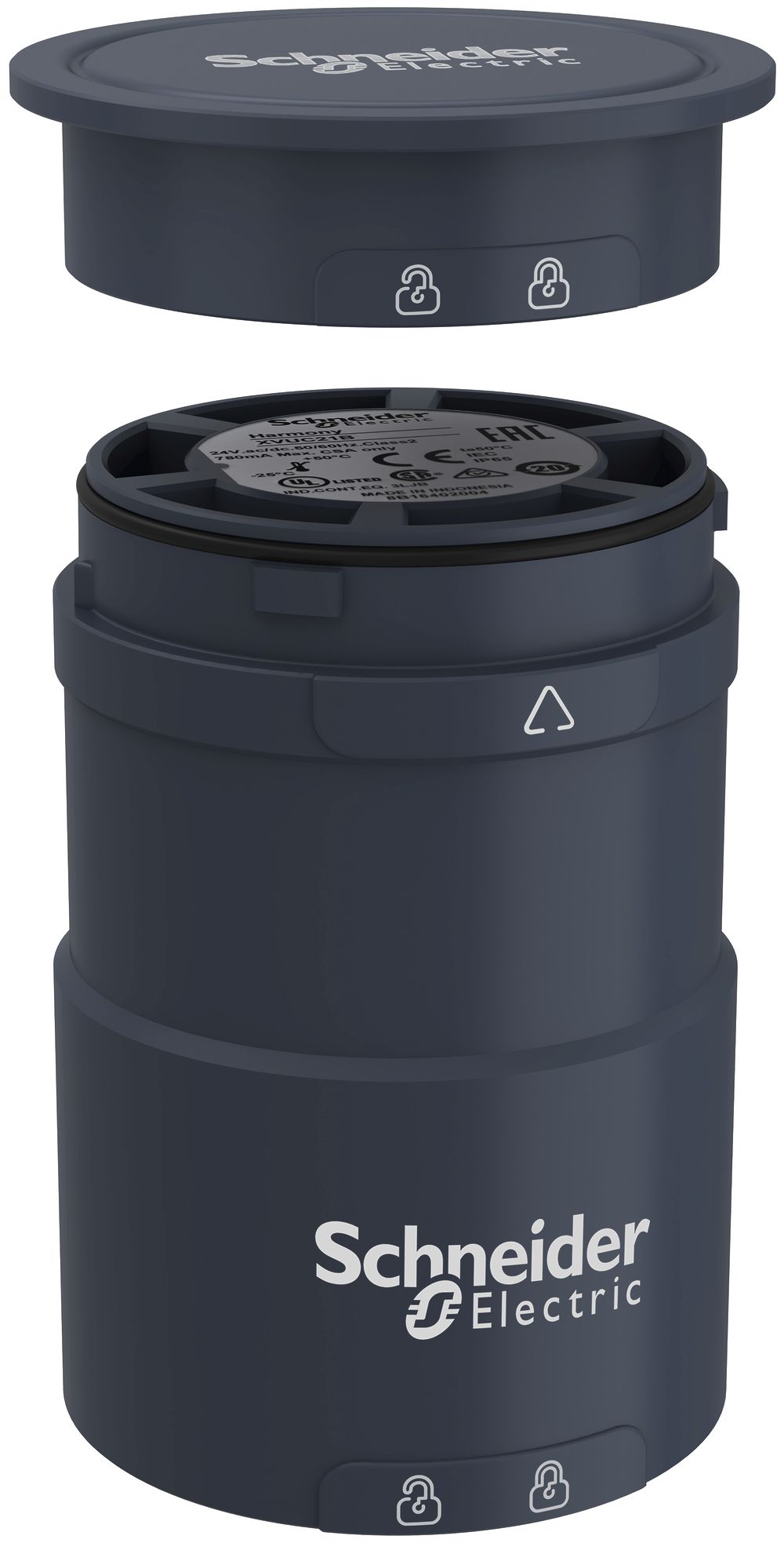 Anschlusselement DC Schneider Electric mit Deckel, sw