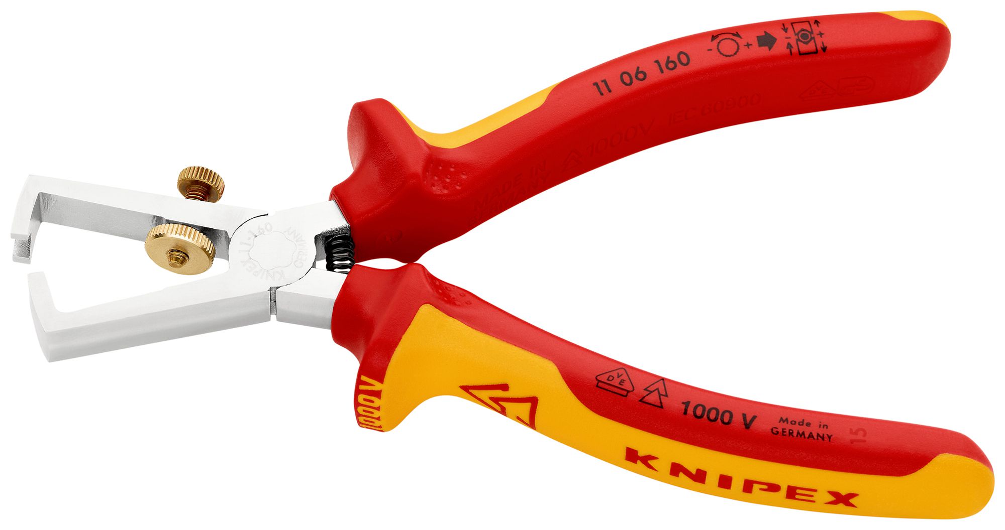 Abisolierzange KNIPEX VDE Ø0.5mm/10mm² 160mm