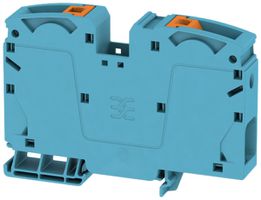 Durchgangs-Reihenklemme Weidmüller A2C PUSH IN 2×35mm² TS35 blau