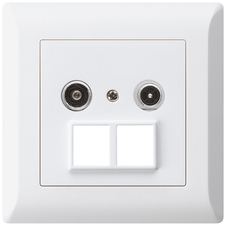 UP-Multimediadose kallysto.line R/TV 4dB 2GHz weiss