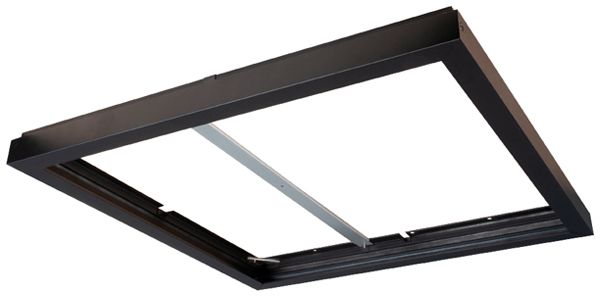 Anbaurahmen SG Sense Aluminium 604×604×48mm schwarz