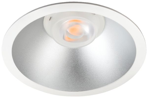 Downlight LED SG Rax Soft 200 15W 1600lm 830 IP20/44 asym.VAR Ø216mm blanc