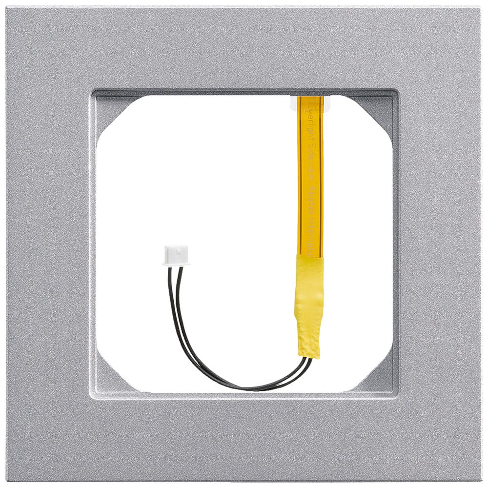 Abdeckrahmen kallysto.pro 1×1 fjord für Eckbeleuchtung rot