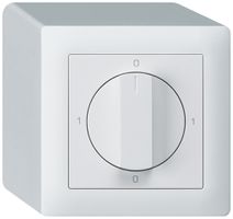 AP-Drehschalter kallysto 5/1L weiss mit Drehgriff