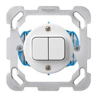 Einsatz zu UP-Schalter basico 3/1L+A-R/1L mit Befestigungsplatte weiss