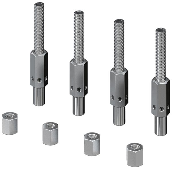 Nivellierelement Rittal VX 8100.711 200mm grau 4Stk