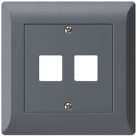 Kit frontal ENC HMS kallysto.line pour 2 modules anthracite