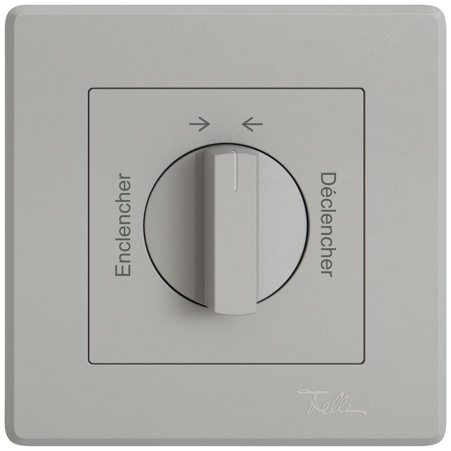 Kit di montaggio INC EDIZIO.liv SNAPFIX® pulsante girev.manop.Encl.→ ← Décl.grc