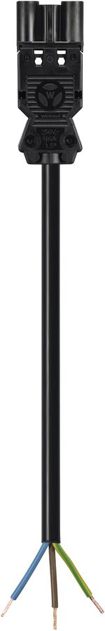 Anschlussleitung Wieland GST18i3 3×1.5mm² 250V 16A 8m schwarz Stecker Cca