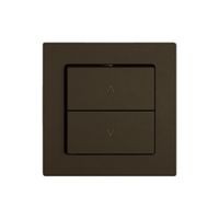 Storenschalter EDIZIO.liv SNAPFIX® 10A 250V 2 Tasten 1 Kanal br