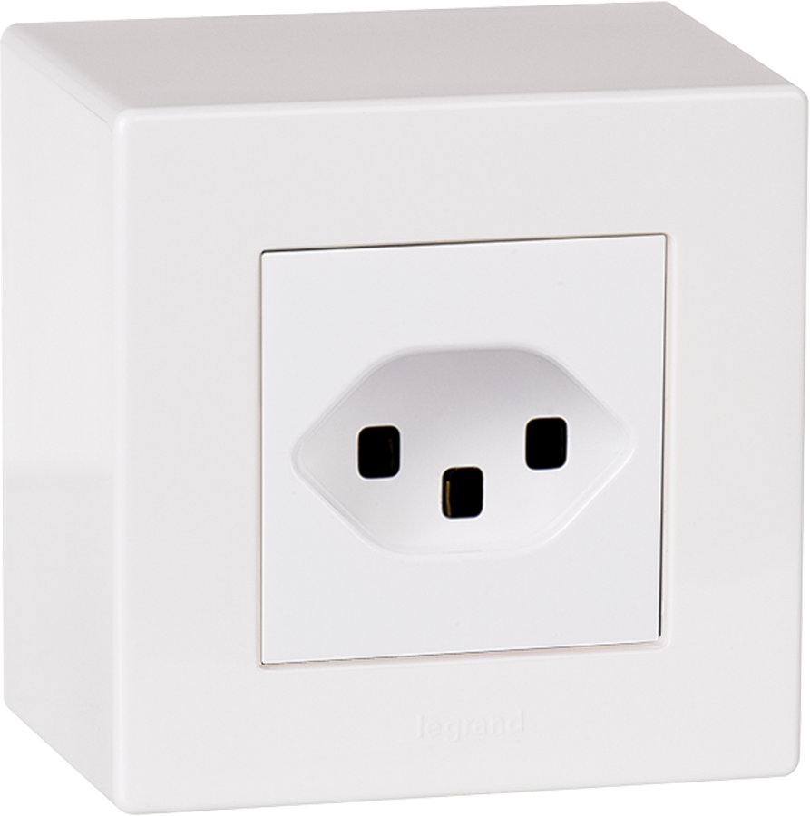 AP-Steckdose ATO T23 weiss Gr.I