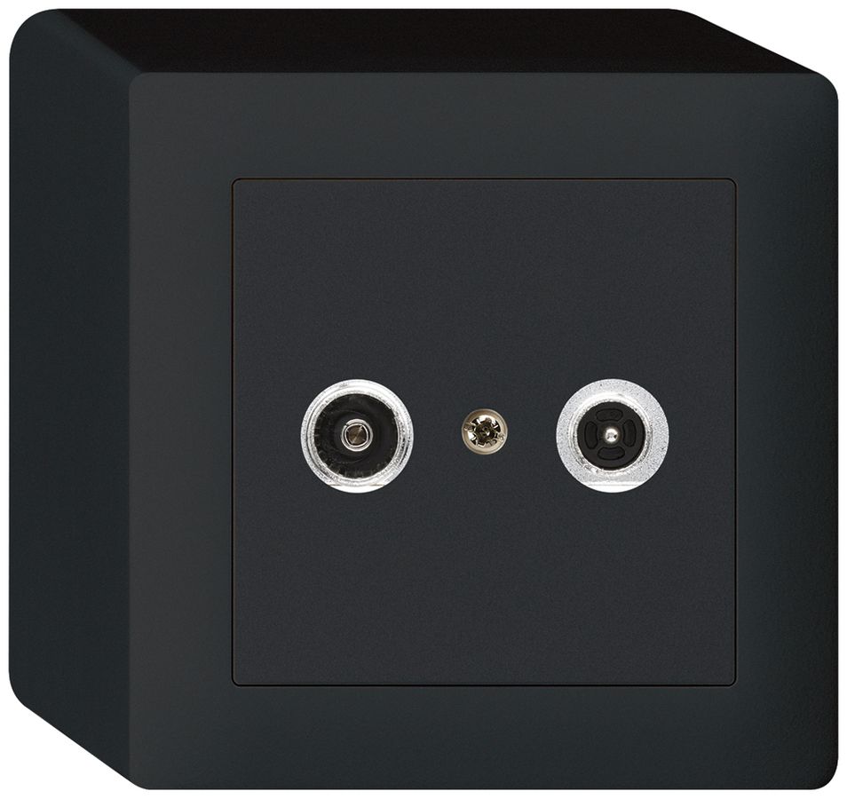 Prise antenne AP kallysto R/TV 4dB 2GHz noir