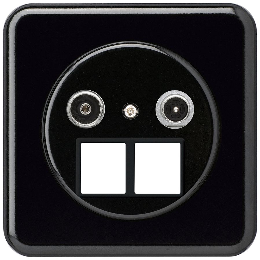 UP-Multimediadose basico TV-R Bauart C 11dB 2GHz schwarz