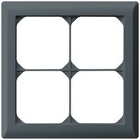 UP-Abdeckrahmen kallysto.line 2×2 anthrazit 152×152mm