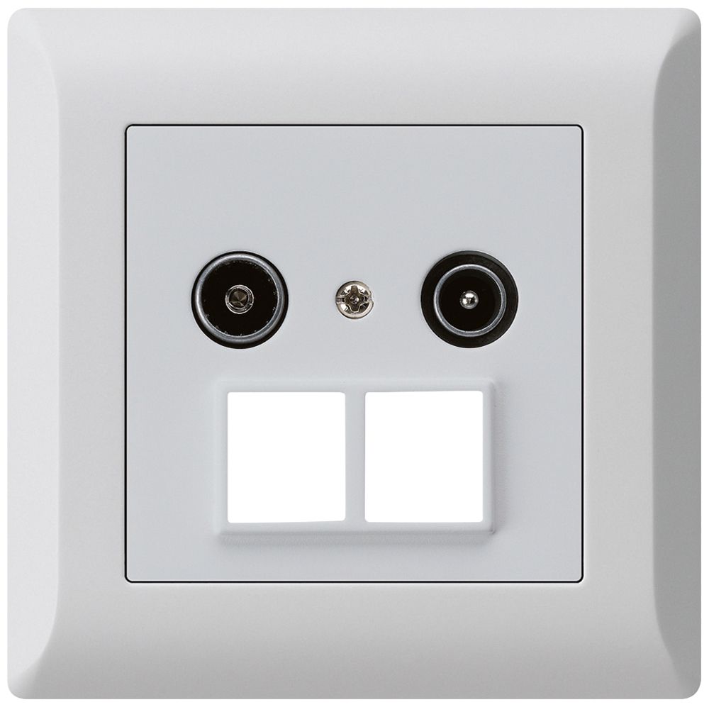 Prise d'antenne ENC R/TV HMS kallysto.line 23dB gris clair