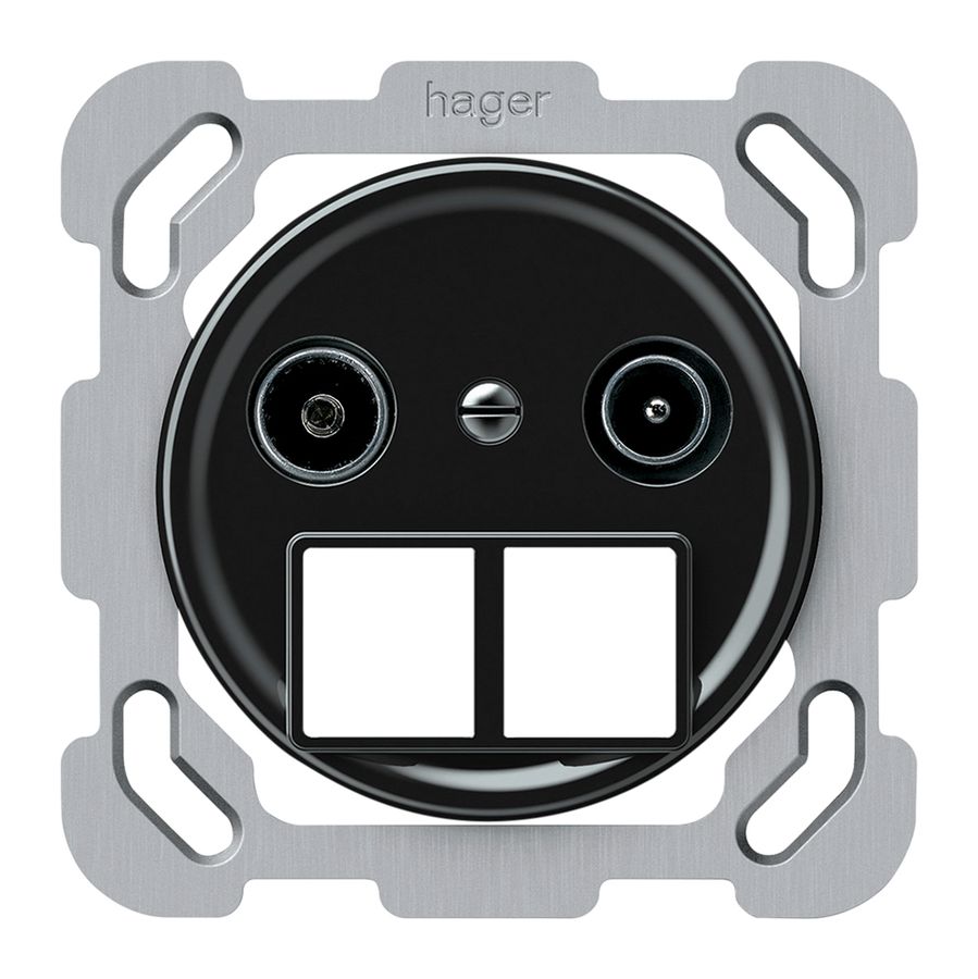 UP-Multimediadose TV-R origin Enddose 10.5dB schwarz