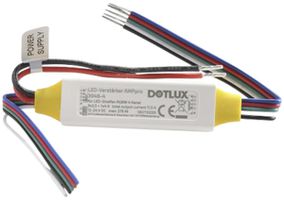 Driver LED AMPpro 276W per fascia luminosa LED RGBW 3×2.5A + 1×4A (12…24V)