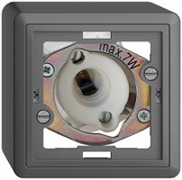 Lampada spia AP EDIZIOdue grigio scuro 7W senza calotta piatta