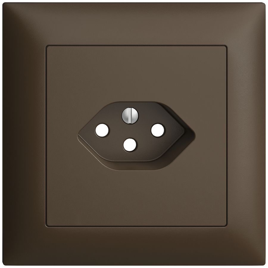 UP-Frontset EDIZIOdue coffee 88×88mm 1×T13