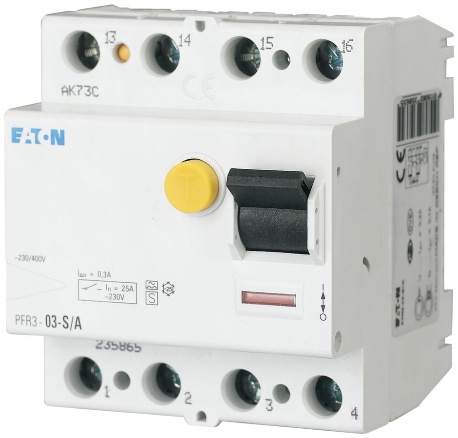 Fehlerstromschutzschalter Eaton PFIM 4P 100A 300mA Typ S/A