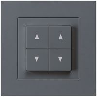 UP-Storenschalter kallysto.pro anthrazit mit 4 Funktionstasten